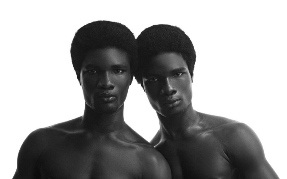 Herbert and Welbert Adjei Darko, youngest African designers to present a fashionshow in Switzerland
