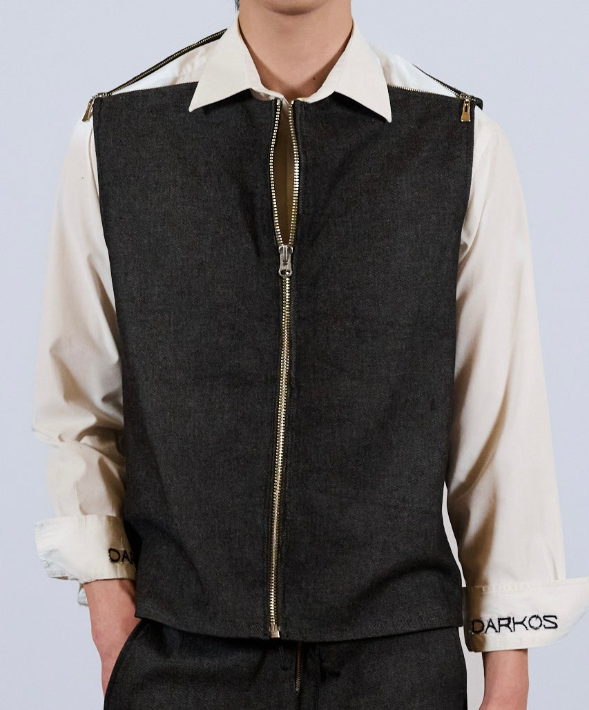 Divider Denim Vest